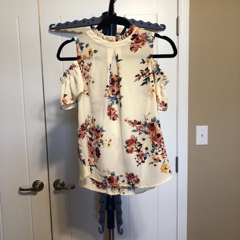 The Limited Cold Shoulder Blouse